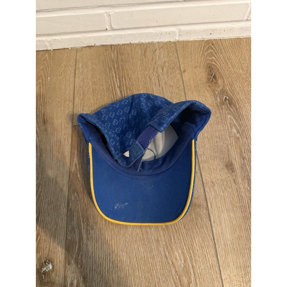 Vintage Ed Ed N Eddy Blue Strapback Hat Cap AOP Size Adjustable Rare - Picture 2 of 4